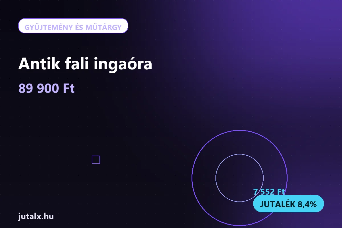 Antik fali ingaóra — Gyűjtemény és műtárgy ajánlat jutalékkal