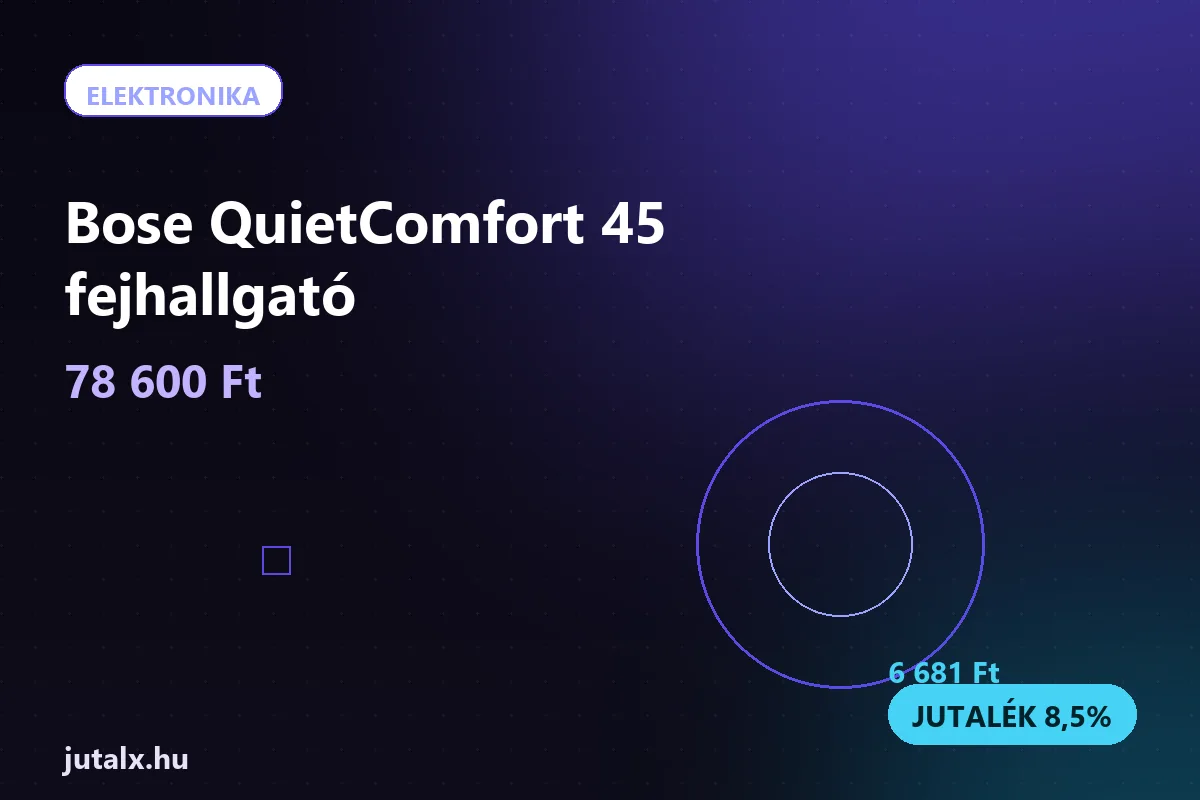 Bose QuietComfort 45 fejhallgató — Elektronika ajánlat jutalékkal