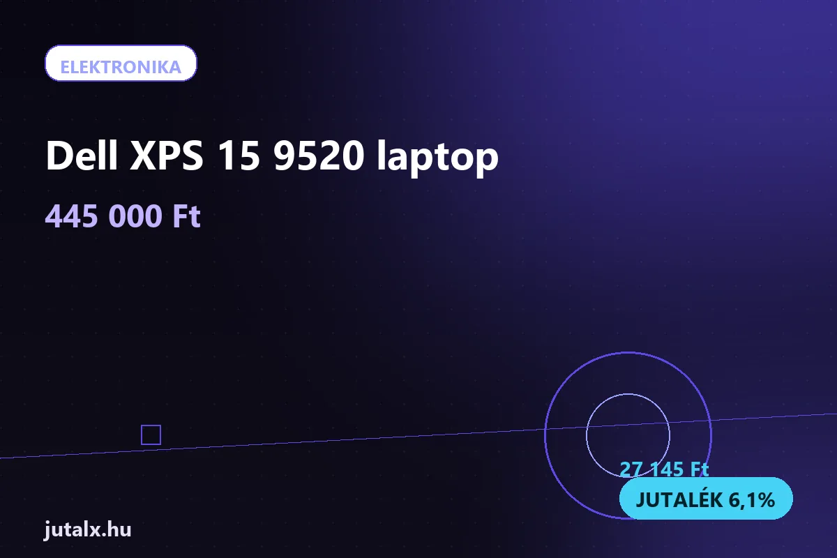Dell XPS 15 9520 laptop — Elektronika ajánlat jutalékkal
