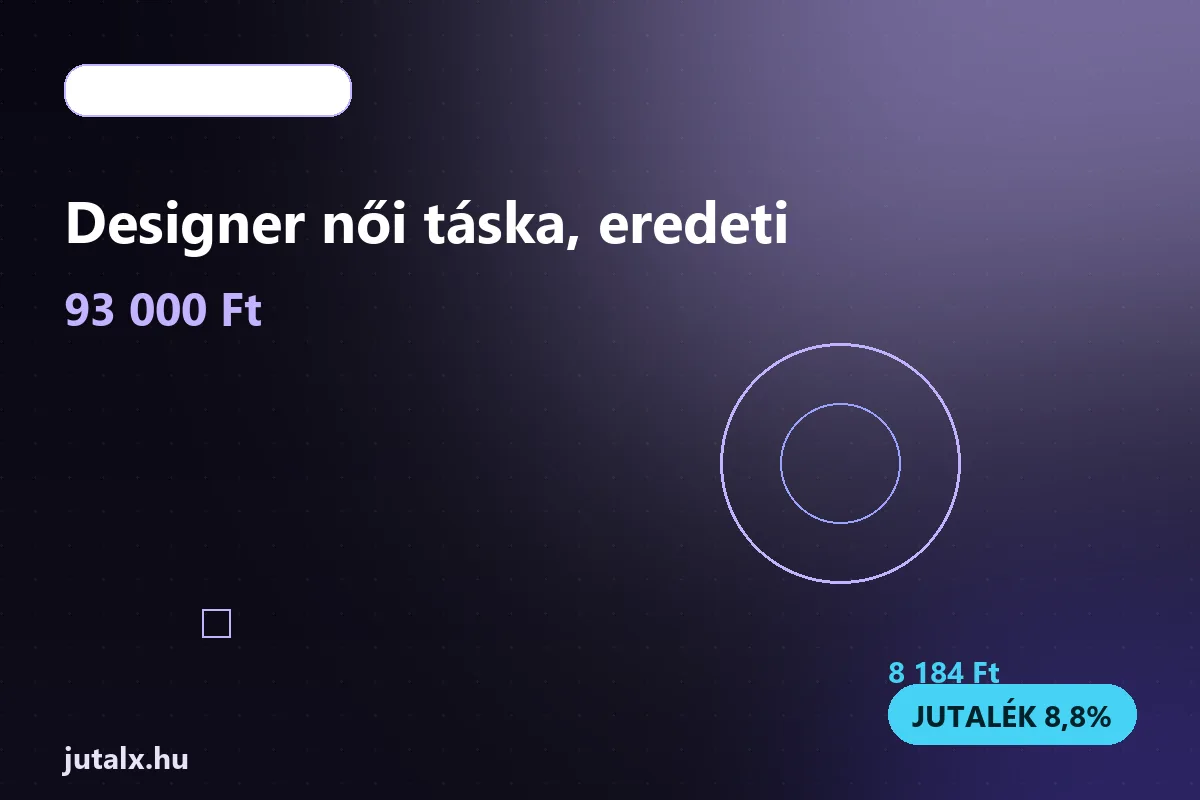 Designer női táska, eredeti — Ruházat és divat ajánlat jutalékkal