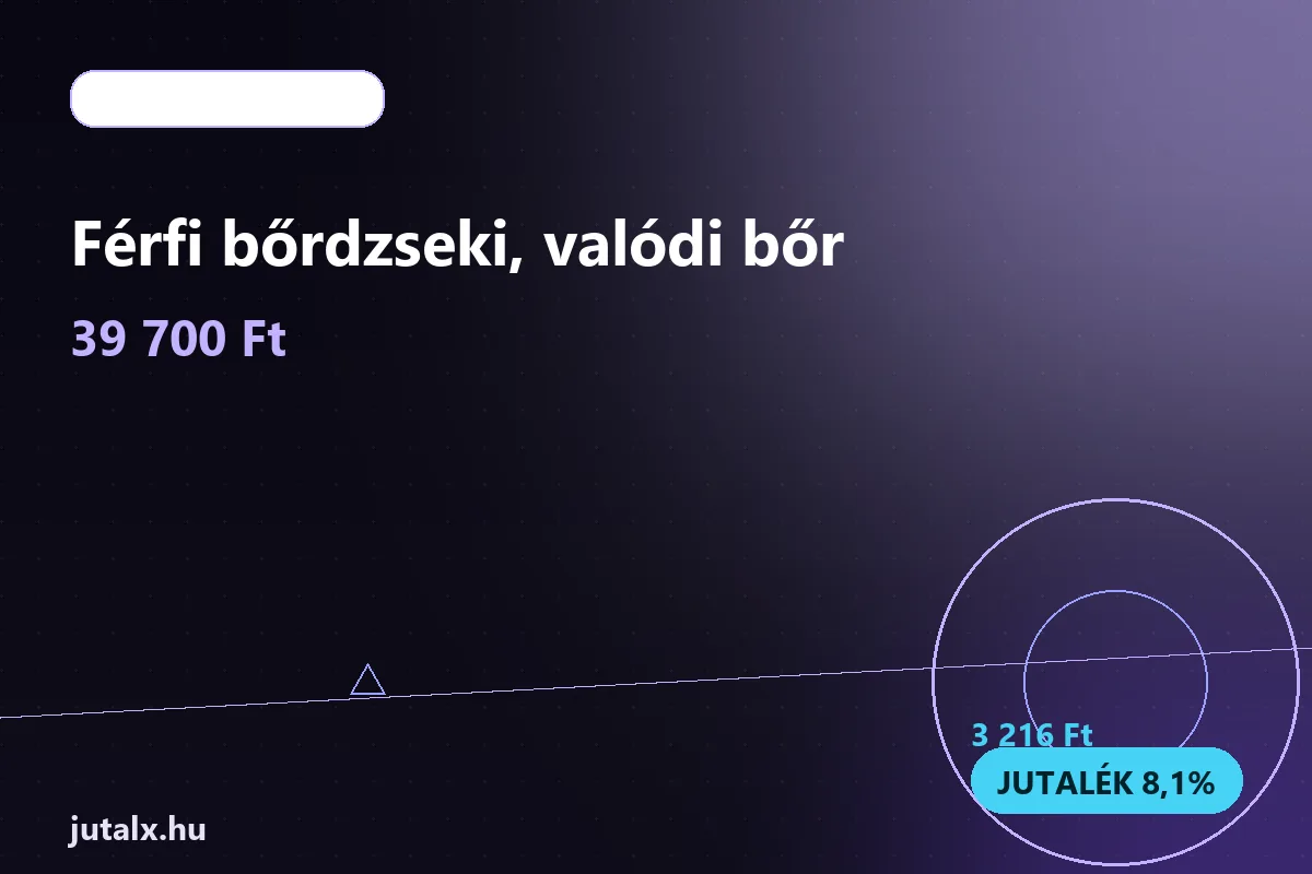 Férfi bőrdzseki, valódi bőr — Ruházat és divat ajánlat jutalékkal