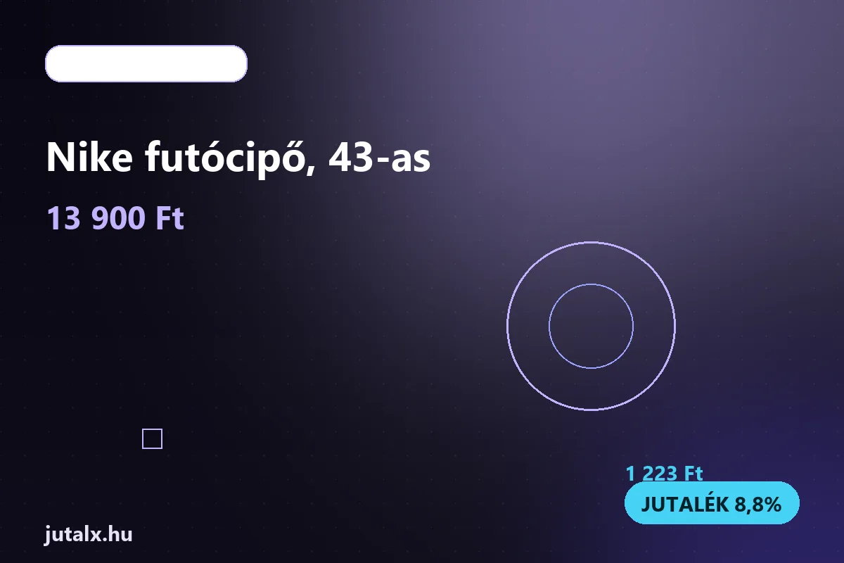 Nike futócipő, 43-as — Ruházat és divat ajánlat jutalékkal