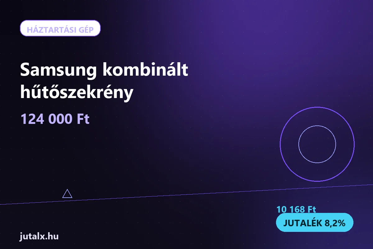 Samsung kombinált hűtőszekrény — Háztartási gép ajánlat jutalékkal