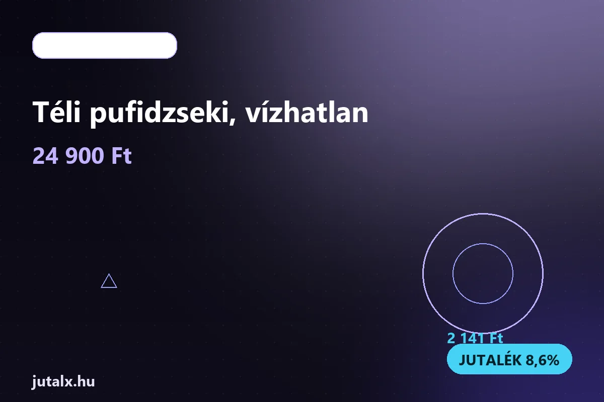 Téli pufidzseki, vízhatlan — Ruházat és divat ajánlat jutalékkal